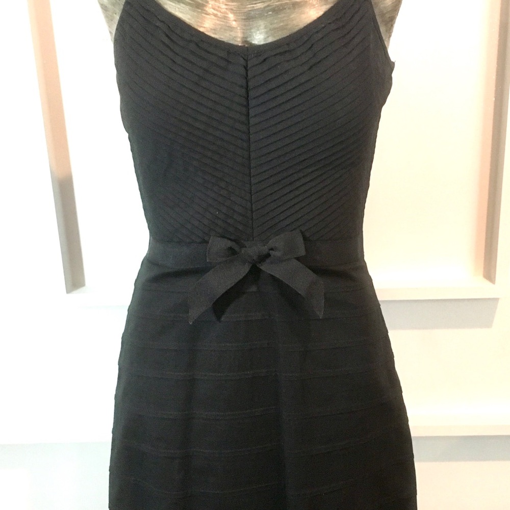 Odille Anthropologie black cotton dress. Size 2.